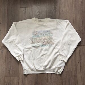 Vintage Northern Reflections Nature Crewneck 90s Made in Canada Medium
